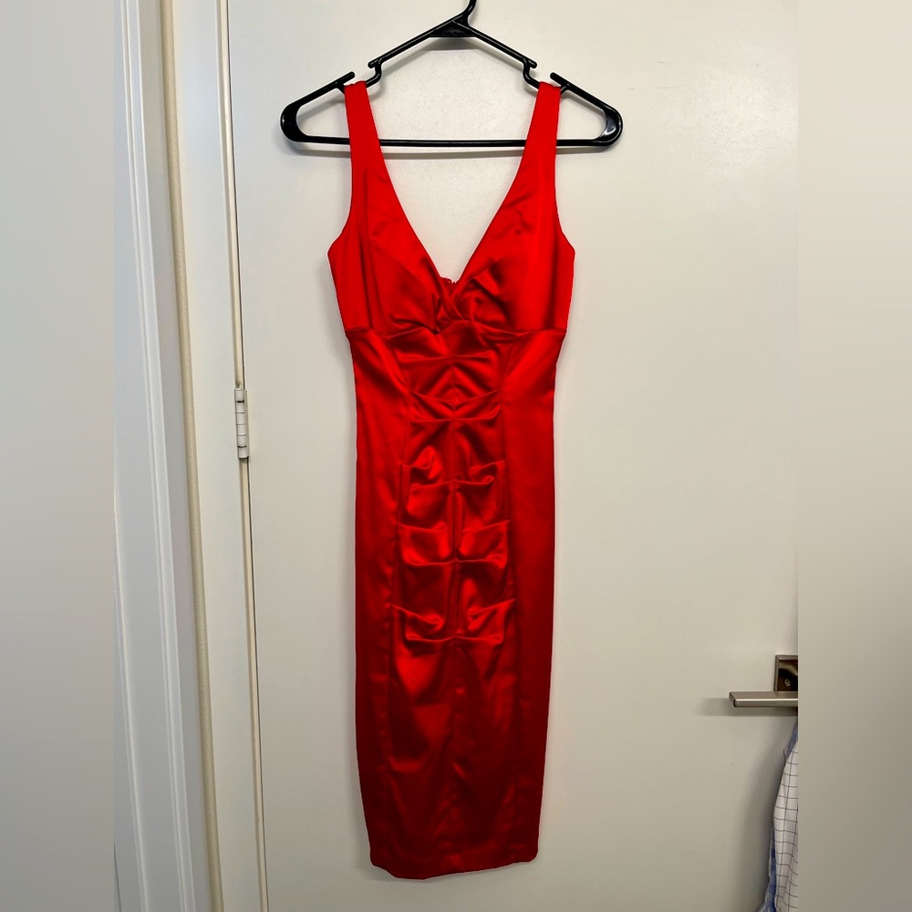Red Cache dress size 2